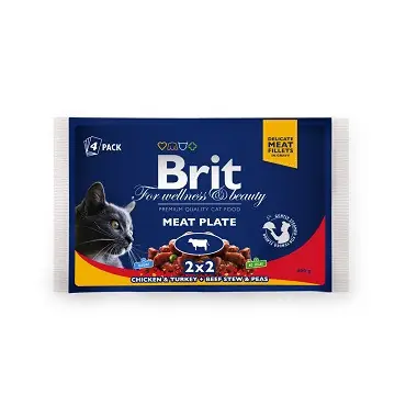 Kup online BRIT PREMIUM CAT MEAT PLATE SASZETKI DLA KOTA