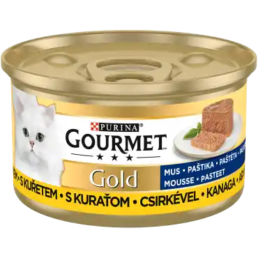 Oferta czasowa GOURMET GOLD MOKRA KARMA DLA KOTA mus z kurczakiem