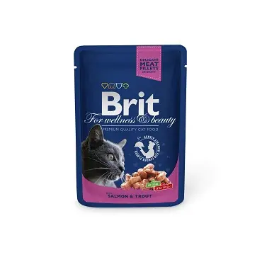 Bestseller BRIT PREMIUM CAT KARMA DLA KOTA - z łososiem i pstrągiem