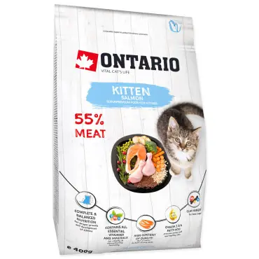 Tylko dziś ONTARIO CAT KITTEN KARMA DLA KOCIĄT - z łososiem