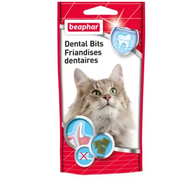 Łatwy zwrot BEAPHAR DENTAL BITS Z CHLOROFILEM PRZYSMAK DLA KOTÓW