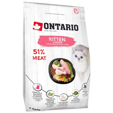 Tylko dziś ONTARIO CAT KITTEN KARMA DLA KOCIĄT - z kurczakiem