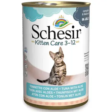 SCHESIR KITTEN KARMA DLA KOCIĄT tuńczyk z aloesem Bezpieczne zakupy