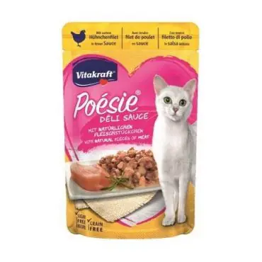 VITAKRAFT POESIE DELI MOKRA KARMA DLA KOTA z piersią kurczaka w sosie Oferta czasowa