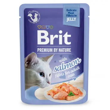 Tylko dziś BRIT PREMIUM CAT KARMA DLA KOTA - z łososiem w galaretce