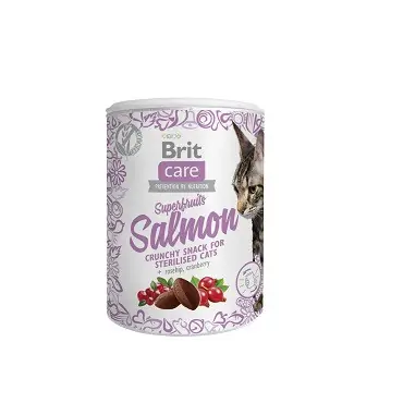 Do wyczerpania zapasów BRIT CARE CAT SNACK SUPERFRUITS PRZYSMAK DLA KOTA - z łososiem