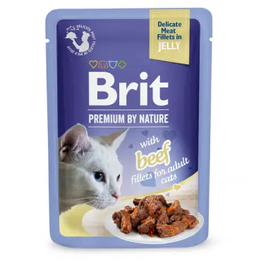 BRIT PREMIUM CAT KARMA DLA KOTA - z wołowiną w galaretce Wybór klientów