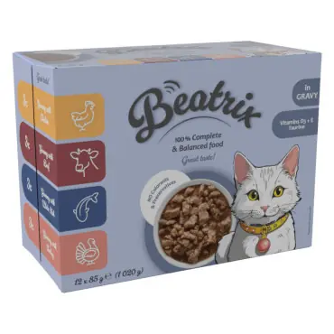 BEATRIX ADULT CAT KARMA DLA KOTA fileciki w sosie mix smaków Szybka wysyłka