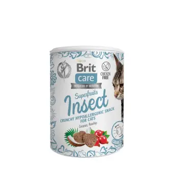 BRIT CARE CAT SNACK SUPERFRUITS INSECT HYPOALLERGENIC PRZYSMAK DLA KOTA Kup teraz