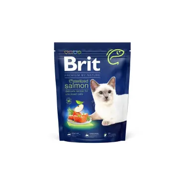 Wyprzedaż BRIT PREMIUM CAT STERILISED SALMON KARMA DLA KOTA STERYLIZOWANEGO