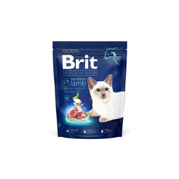 BRIT PREMIUM CAT SENSITIVE LAMB KARMA DLA KOTA Łatwy zwrot