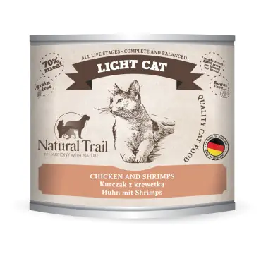 Nowy NATURAL TRAIL LIGHT CAT z kurczakiem i krewetkami
