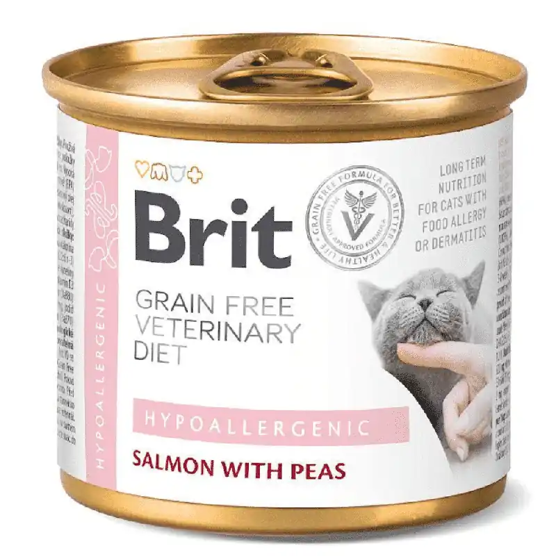 Ograniczona ilość Brit GF Veterinary Diets Cat Hypoallergenic 200g