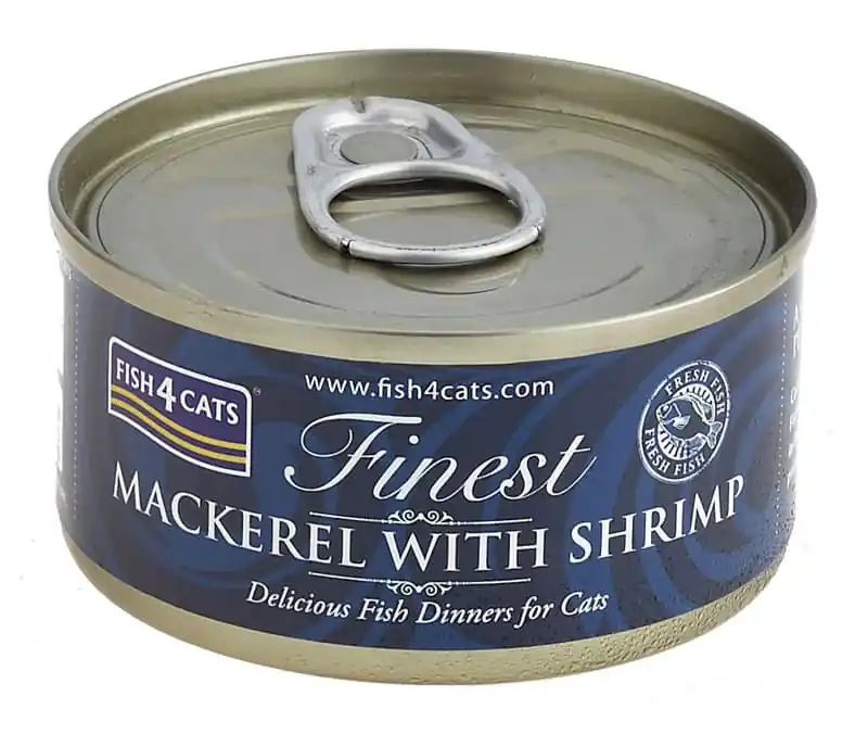 Fish4Cats Mackerel with Shrimp – Makrela z Krewetkami 70g Taniej