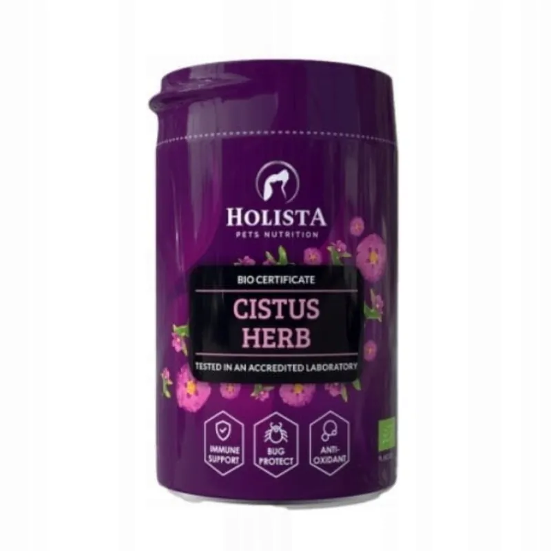 HolistaPets BIO Cistus Herb Czystek 100g Do wyczerpania zapasów
