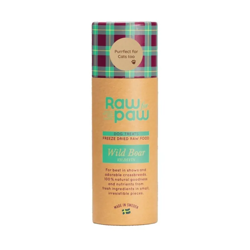 Darmowy zwrot RAW for PAW WILD Boar przysmaki dzik liofilizowane (45g)