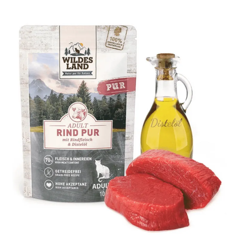 Wildes Land Classic Adult Z Wołowiną 100g Nowość