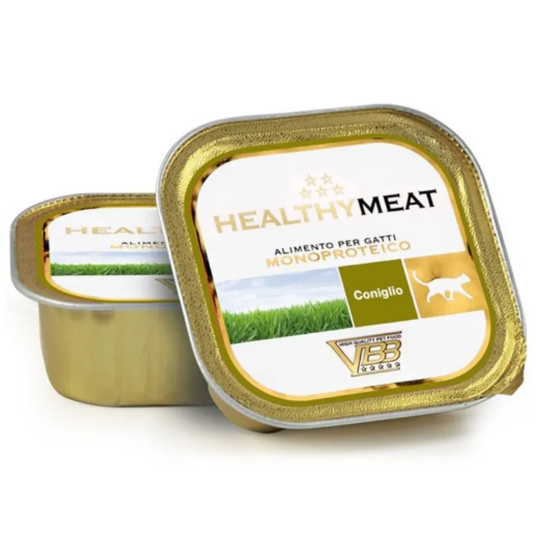 Wyjątkowa oferta Healthy Meat Kot Mono Królik tacka 90g