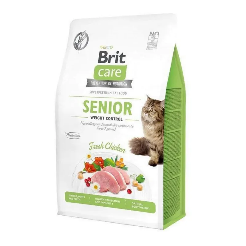 Brit Care Kot Grain Free Senior & Weight Control Sucha Karma 400g Najlepsza cena