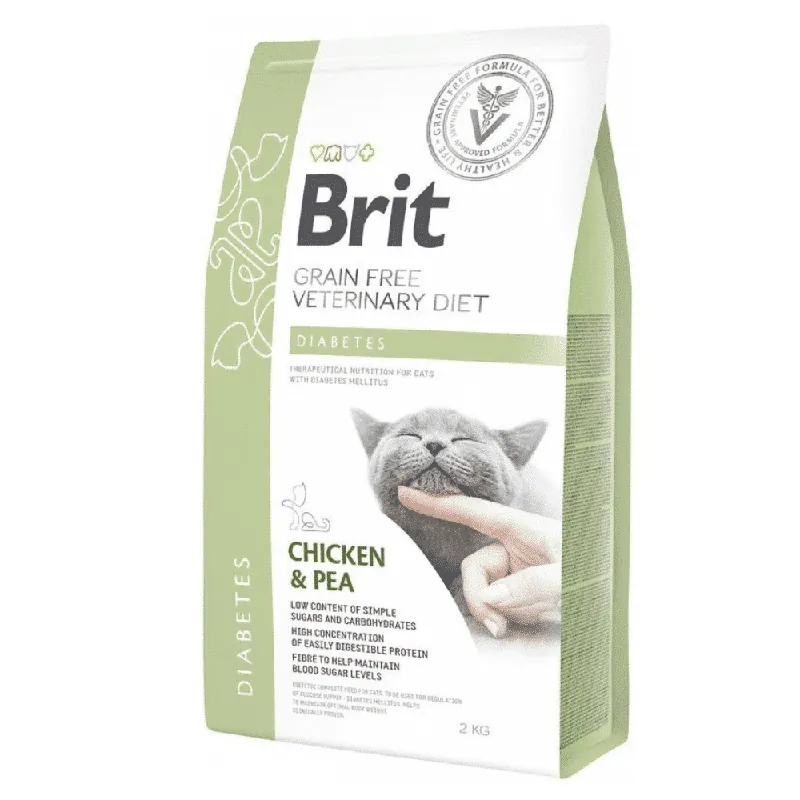 Obniżka ceny Brit GF Veterinary Diets Cat Diabetes Chicken&Pea