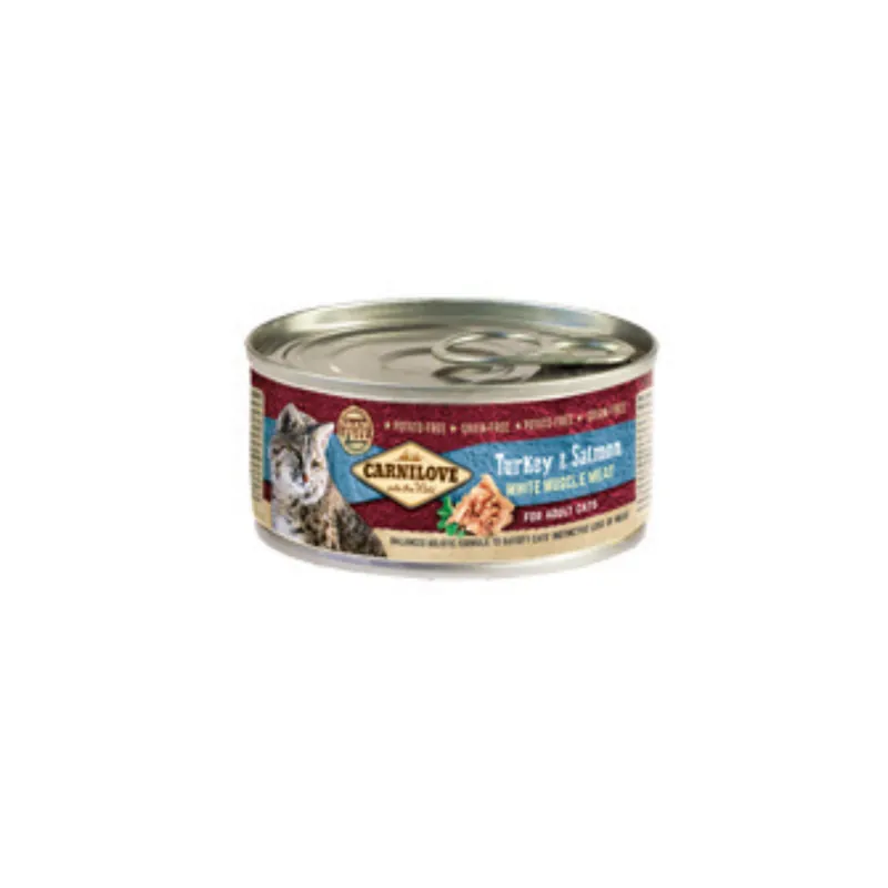Carnilove Cat Puszka Adult Turkey&Salmon 100g Nie przegap