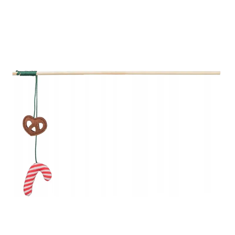 Wyjątkowa oferta Trixie Xmas Wędka Dla Kota 48cm