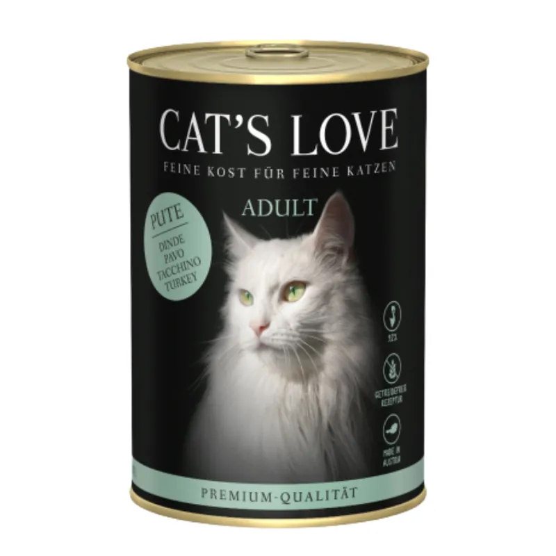 CAT’S LOVE Pute Indyk Z Tymiankiem 400g Nie przegap
