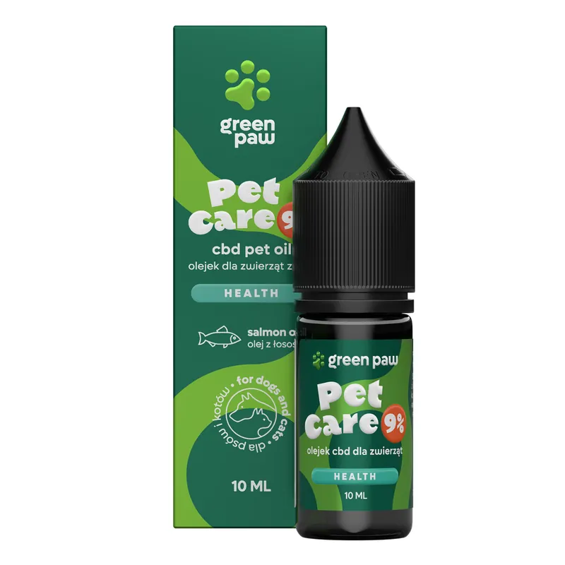 Dostępne od ręki Cosma Green Paw Olej CBD Dla Zwierząt 9% 10 ml