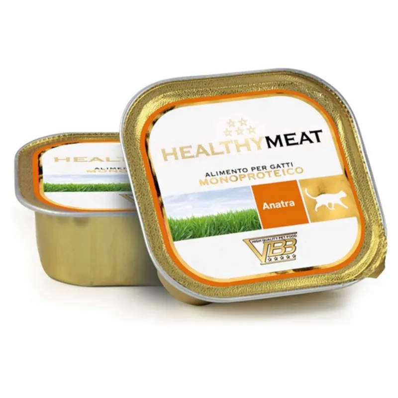 Sprawdź teraz Healthy Meat Kot Mono Kaczka tacka 90g