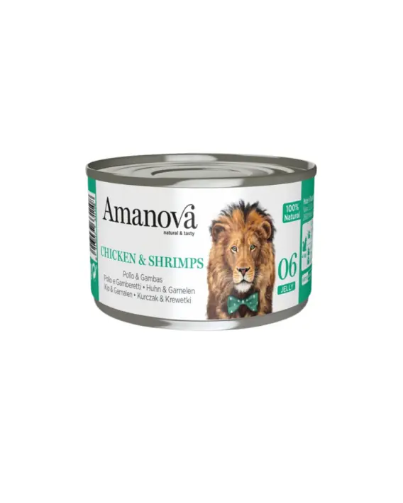 Wyjątkowa oferta Amanova 06 Chicken & Shrimps - karma dla kota w galaretce 70g