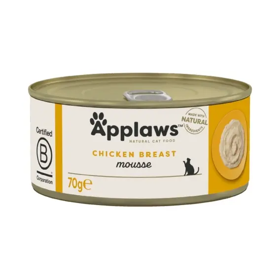 APPLAWS Cat Mousse mus dla kota z kurczakiem puszka 70g Bestseller