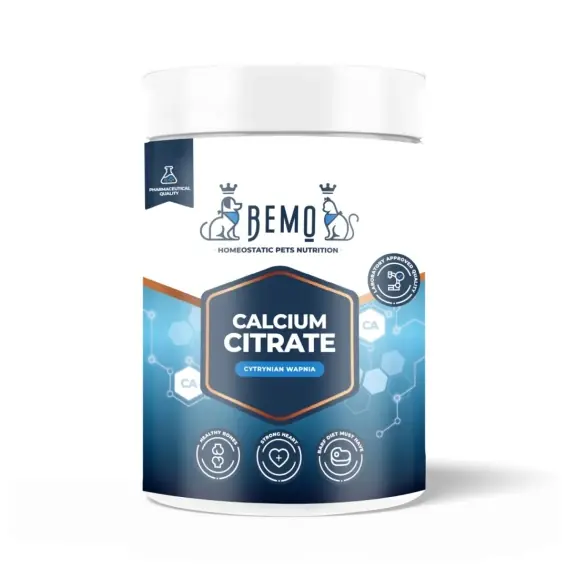 Bemo Calcium Citrate - cytrynian wapnia dla psa i kota 200g Nie przegap