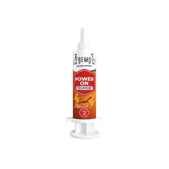 Bemo Power On - pasta wysokoenergetyczna dla psów i kotów rekonwalescencja po chorobie lub osłabieniu 50ml Nie przegap