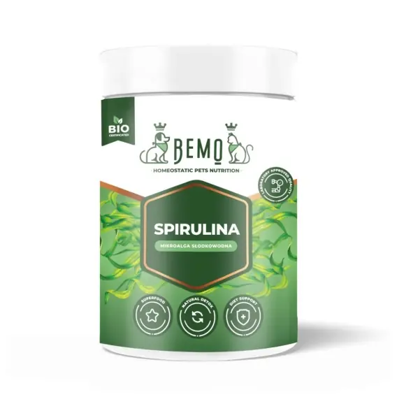 Wybór klientów Bemo Spirulina - mikroalga słodkowodna dla psa i kota 120g