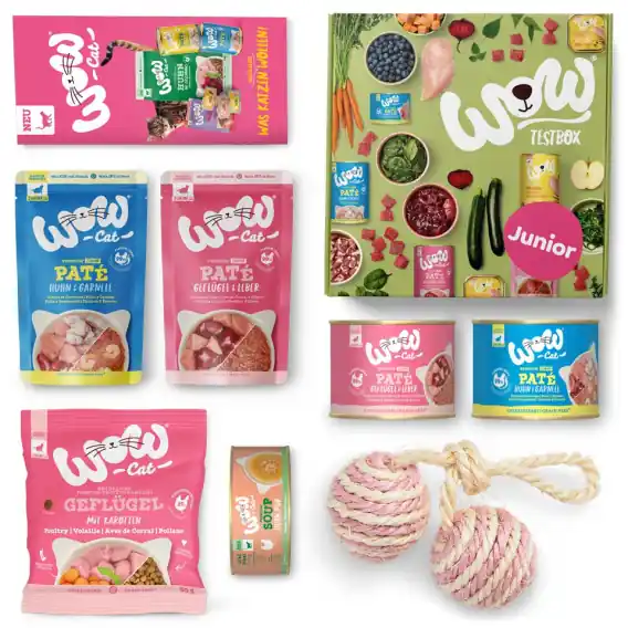 Dodaj do koszyka WOW Cat Box Junior - zestaw testowy karm dla kociąt
