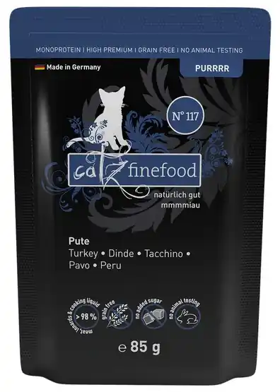 Najlepsza cena Catz Finefood Purrrr N.117 Indyk - saszetka dla kota 85g