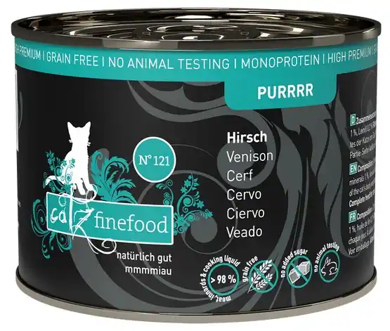Catz Finefood Purrrr N.121 Jeleń - karma dla kota 200g Hit cenowy
