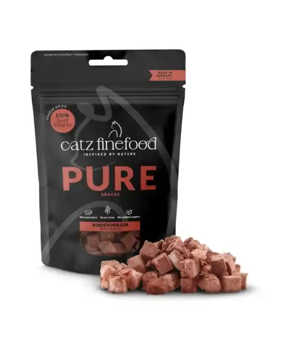 Catz Finefood Purrrrly N.105 liofilizowane serca wołowe 35g Wysoka jakość