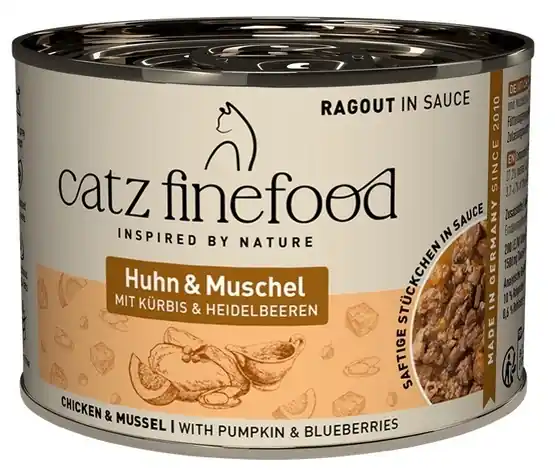 Catz Finefood Ragout N.613 Kurczak i omułek - karma dla kota w sosie 190g Hit sprzedaży