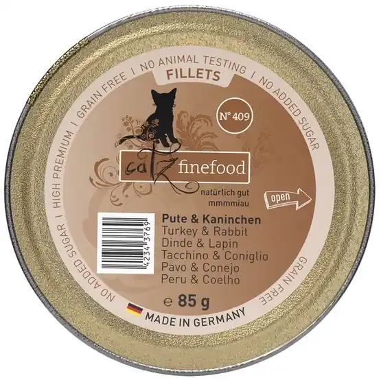 Ostatnia szansa Catz Finefood Filety N.409 Indyk i królik - karma dla kota 85g