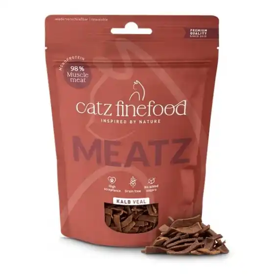 Catz Finefood Meatz N.05 Cielęcina - przysmak dla kota 45g Szybka wysyłka