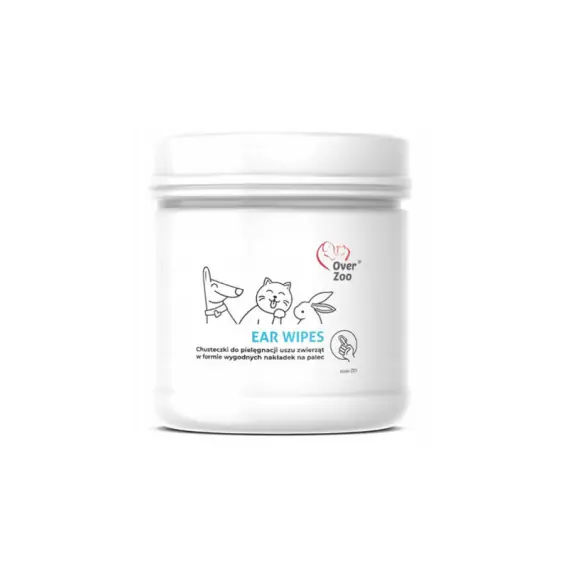 Over Zoo Ear Wipes chusteczki do pielęgnacji uszu 50 szt. Najlepsza cena