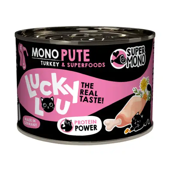 Lucky Lou SuperMono Indyk karma monobiałkowa 200g Bezpieczne zakupy