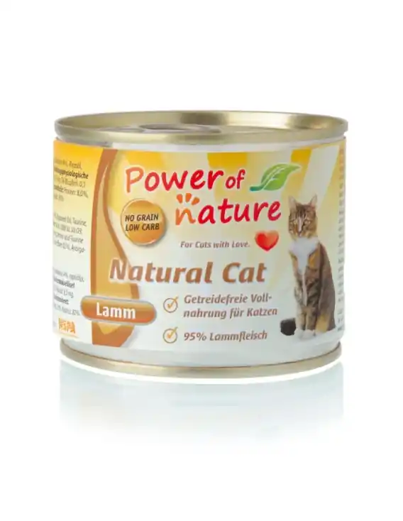 Wybór klientów Power of Nature natural Cat - jagnięcina puszka 200g
