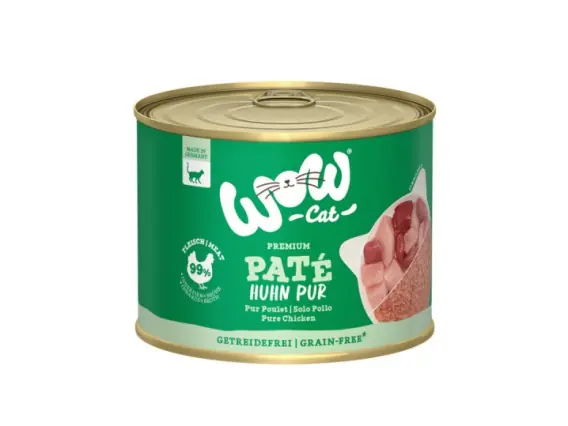WOW Cat kurczak dla dorosłych kotów 200g Szybka wysyłka