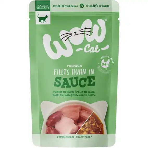 WOW Cat Kurczak w sosie saszetka dla kotów 85g Zamów dziś