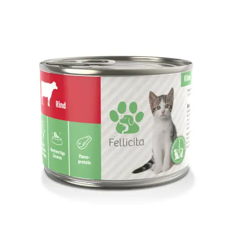 Fellicita Cat Pure Beef Kitten - wołowina dla kociąt 200g Oferta limitowana