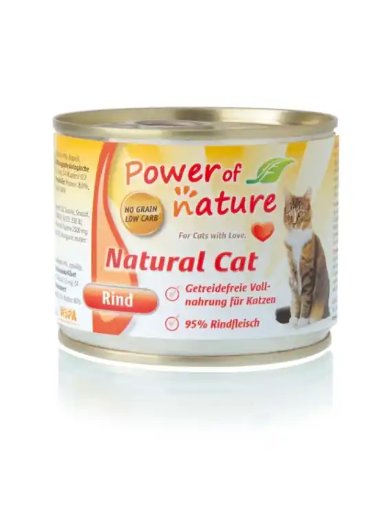 Power of Nature natural Cat - wołowina puszka 200g Wyjątkowa oferta