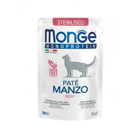 Monge Monoprotein Buste Beef Wołowina 85g Ekspresowa dostawa