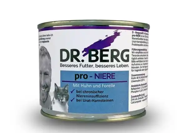 Dr. Berg Pro NIERE dla kotów - nerki, kamica moczowa 200g dla kotów Zamów dziś